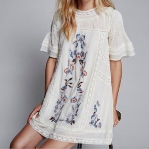 Perfectly perfect victorian mini dress by free people